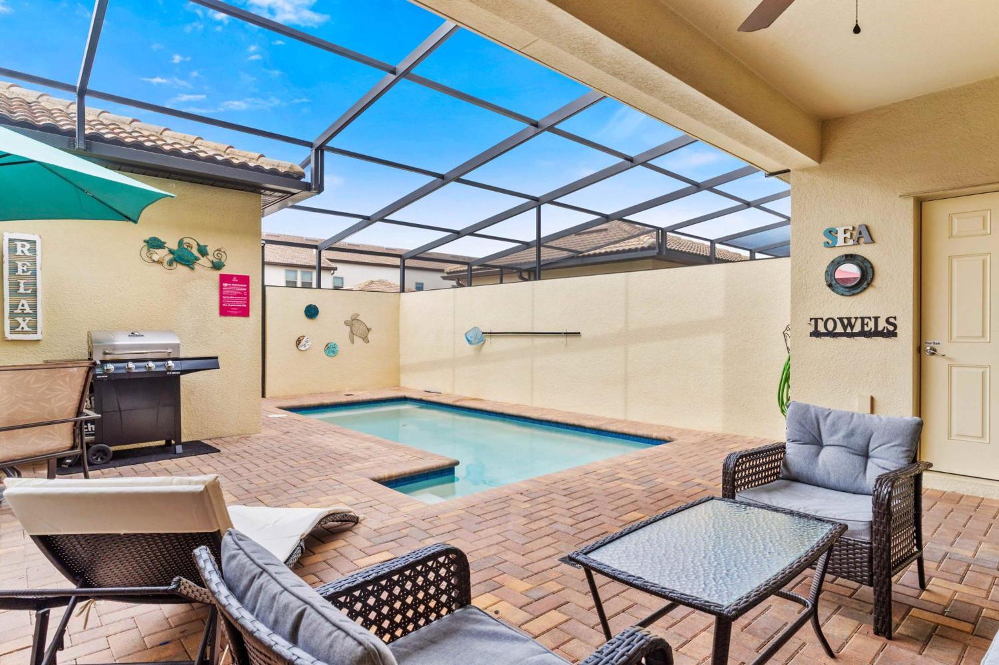 Townhome With Private Pool, Bbq & Free Waterpark Kissimmee Εξωτερικό φωτογραφία